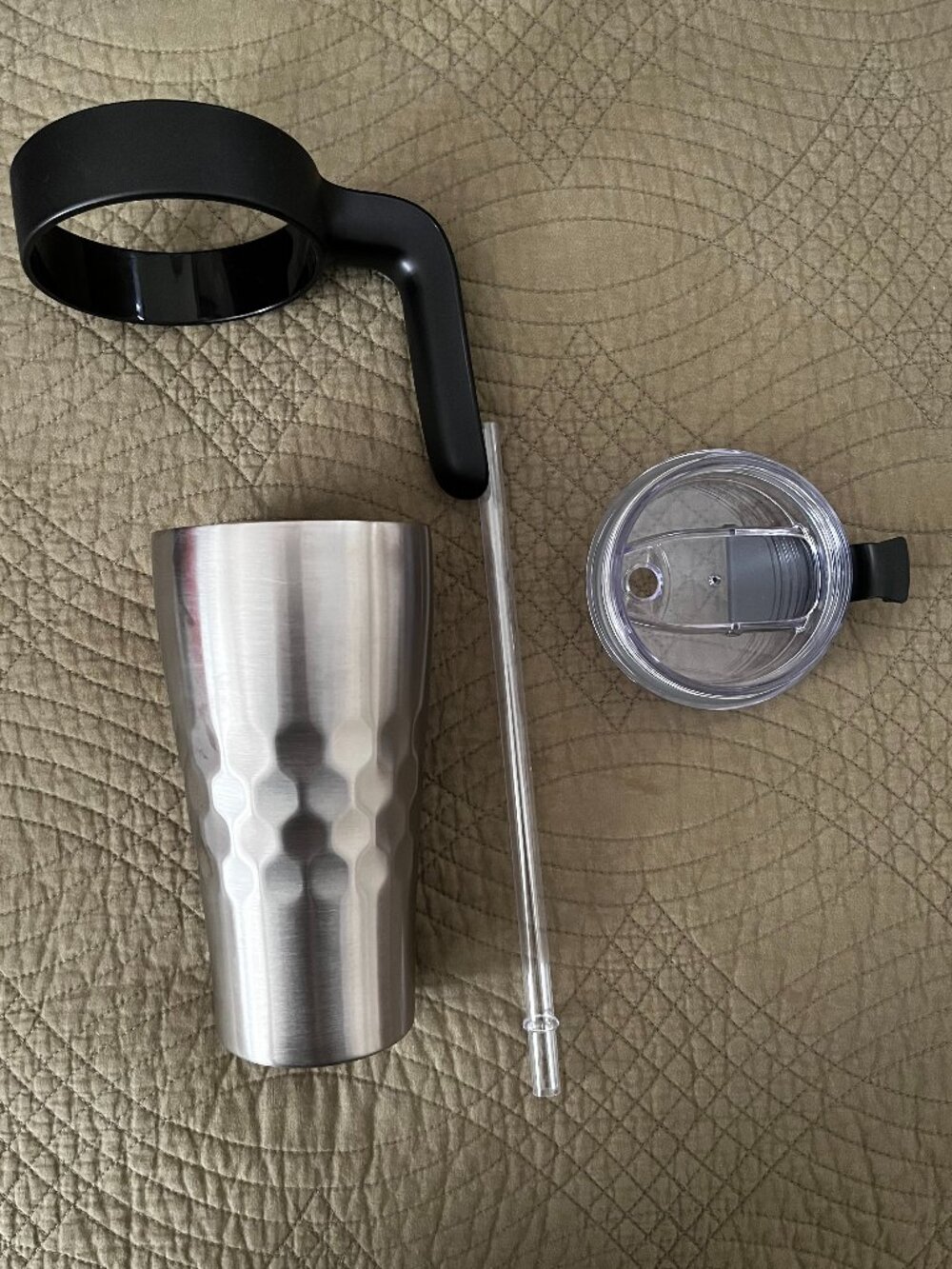 Never Used} Primula Silver Insulated Stainless Steel Tumbler /With Accessories - Picture 2 of 12